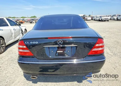 2001 Mercedes-Benz Cl 600 z USA, uszkodzony, nr VIN WDBPJ78J11A013657
